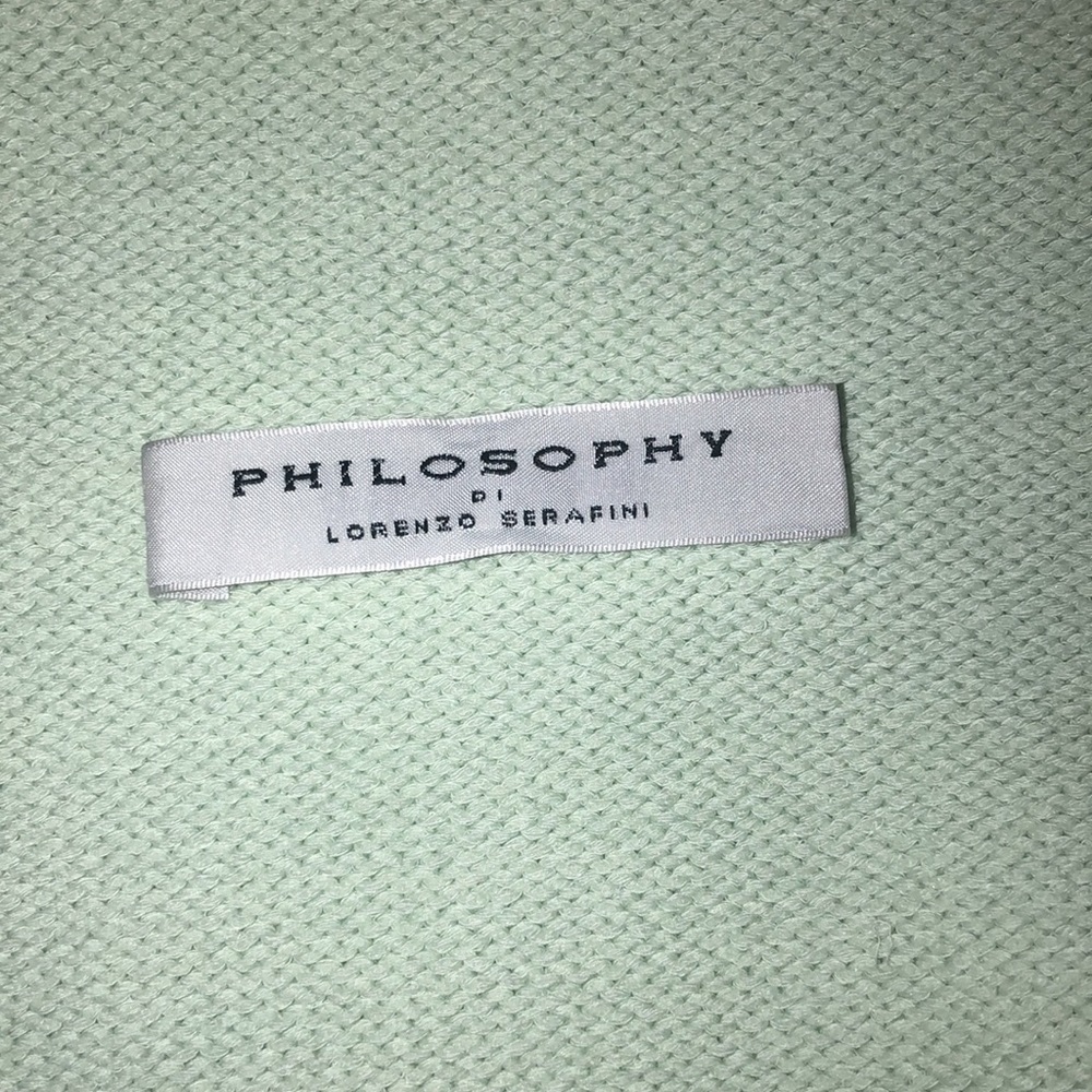 PHILOSOPHY Di Lorenzo Serafini Crop sweater Size 2 - Picture 8 of 8